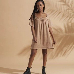 KNOWN SUPPLY - Meadow Dress - Taupe - Size S